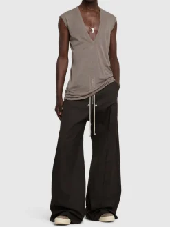 T-shirt Dylan in cotone con scollo a V
