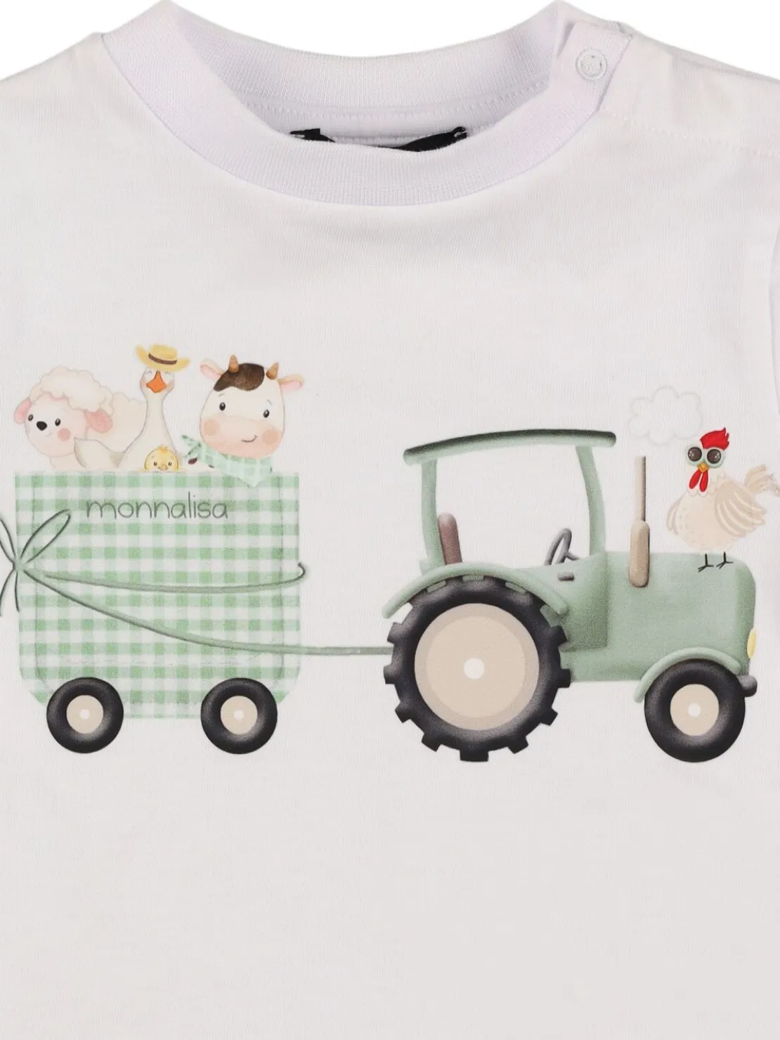 T-shirt e shorts in jersey di cotone stampato