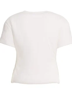 T-shirt imbottita in jersey di cotone