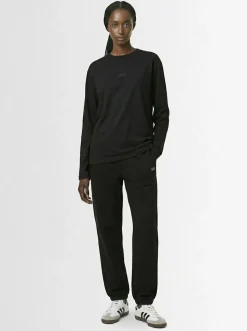 T-shirt in cotone a maniche lunghe