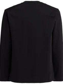 T-shirt in cotone a maniche lunghe