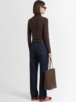 T-shirt in cotone Dinah a maniche lunghe