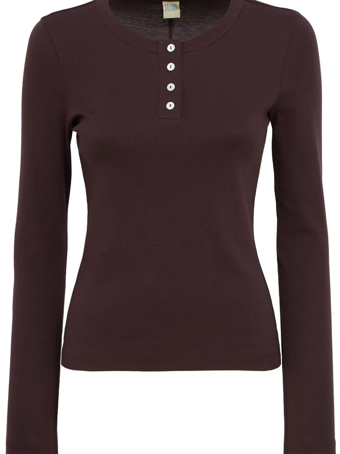 T-shirt in cotone Jess a maniche lunghe