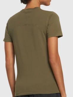 T-shirt in cotone stretch