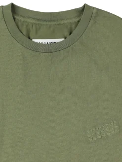 T-shirt in jersey di cotone con logo