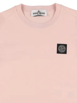 T-shirt in jersey di cotone con logo