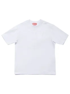 T-shirt in jersey di cotone con ricamo