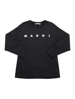 T-shirt in jersey di cotone con stampa