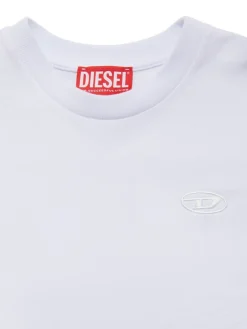 T-shirt in jersey di cotone con ricamo