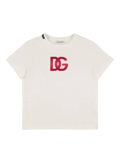 T-shirt in jersey di cotone con ricamo