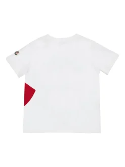 T-shirt in jersey di cotone stampato