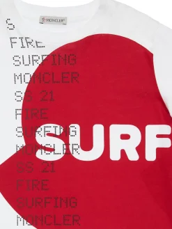 T-shirt in jersey di cotone stampato
