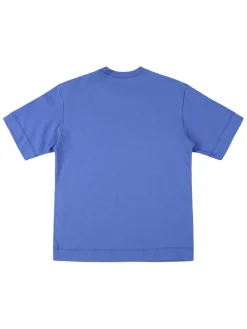T-shirt in jersey di cotone stampato
