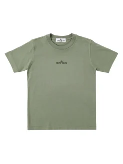 T-shirt in jersey di cotone stampato