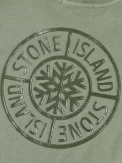 T-shirt in jersey di cotone stampato