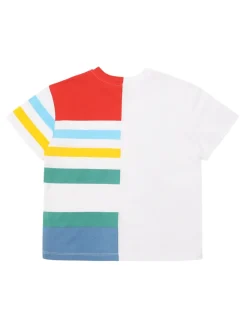 T-shirt in jersey di cotone stampato