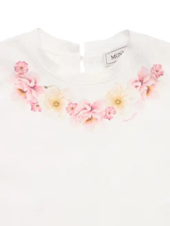 T-shirt in jersey di cotone stampato