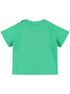 T-shirt in jersey di cotone stampato