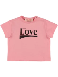 T-shirt in jersey di cotone stampato
