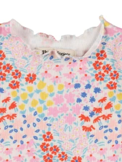 T-shirt in jersey di cotone stampato
