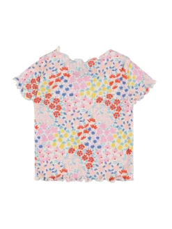 T-shirt in jersey di cotone stampato