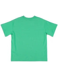 T-shirt in jersey di cotone stampato
