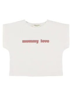 T-shirt in jersey di cotone stampato