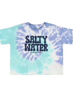 T-shirt in jersey di cotone stampato