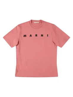 T-shirt in jersey di cotone stampato
