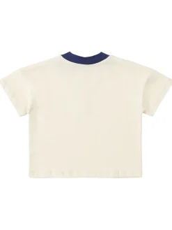 T-shirt in jersey di cotone stampato