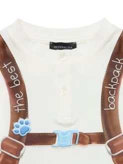T-shirt in jersey di cotone stampato