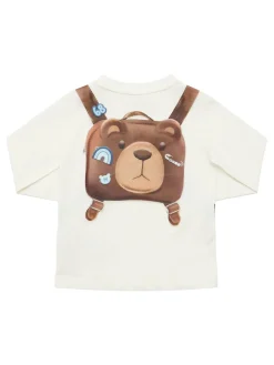 T-shirt in jersey di cotone stampato