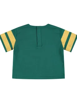 T-shirt in jersey di cotone stampato