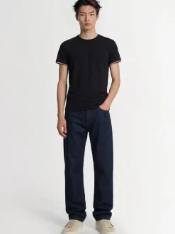 T-shirt in jersey di cotone stretch