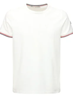 T-shirt in jersey di cotone stretch