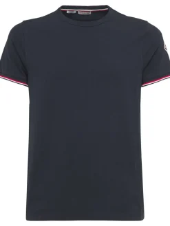 T-shirt in jersey di cotone stretch