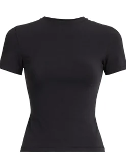 T-shirt in jersey di misto cotone
