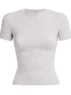 T-shirt in jersey di misto cotone