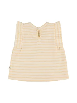 T-shirt in jersey di misto cotone a righe