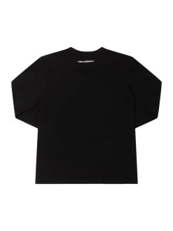 T-shirt in jersey di misto cotone con stampa