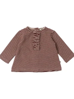 T-shirt in misto cotone a righe