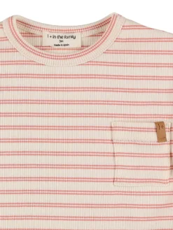 T-shirt in misto cotone a righe