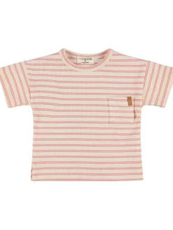 T-shirt in misto cotone a righe