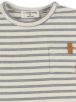 T-shirt in misto cotone a righe