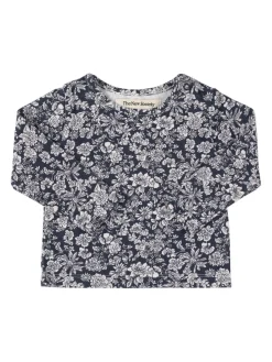 T-shirt in misto cotone con stampa leopardata