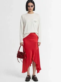 T-shirt maniche lunghe Edden in misto cotone