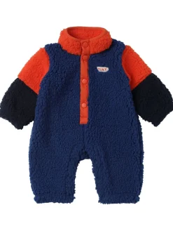 Tutina in teddy color block