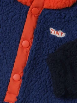 Tutina in teddy color block