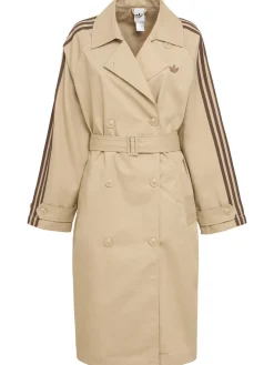 Twill trench coat