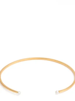 Twins pearls choker